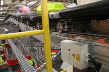 Sorters at Airports are mostly energy supplied with the IPT Rail System from Conductix-Wampfler