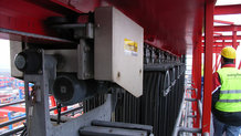 Angetriebenes Großleitungssystem für Highspeed Containerkrane 