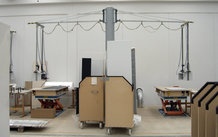 Flexible workstation equipment for kitchen manufacturing